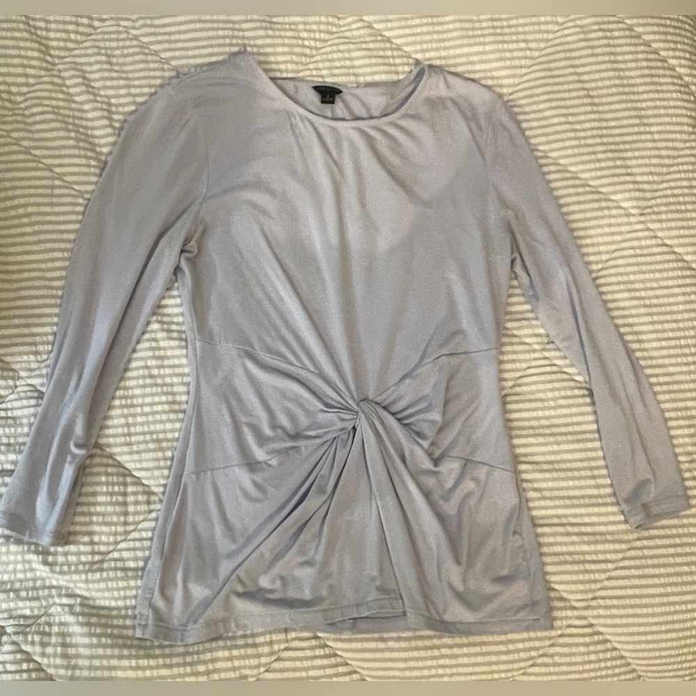 Ann Taylor light blue, 3/4 sleeve blouse size medium